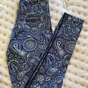 Dharmabums paisley yoga leggings